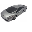 RC - Auto na dálkové ovládání 1:24 Gallardo - Šedá