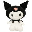 Hello Kitty - Kuromi plyšová postavička 23 cm Černá