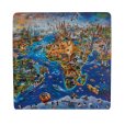 Puzzle 1000 s podložkou Mapa Světa