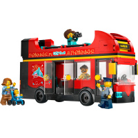 60407 Lego City –  Červený dvoupodlažní vyhlídkový autobus