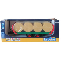 Bruder – Vlečka s balíky sena