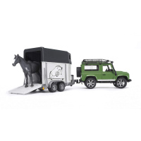 Bruder - Land Rover s přívěsem