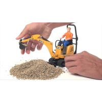 Bruder - Auto Land Rover s přívěsem a JCB