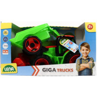 Giga Traktor s vlečkou a lžící