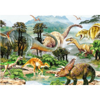 Puzzle 100 XL – Život dinosaurů