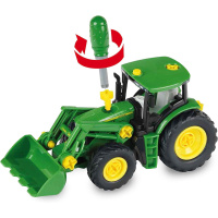 John Deere - Traktor 6215R a traktor s přívěsem