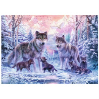 Puzzle 1000 - Arktičtí vlci