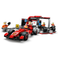 60443 Lego City – Zastávka v boxech F1® a personál s vozem Ferrari