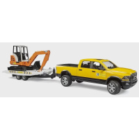Bruder - Terénní auto RAM s rypadlem