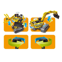 Mechanical Master 2 v 1 - Pásový bagr a robot