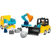 10475 Lego Duplo – Vozidla na stavbě 3 v 1