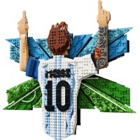 43018 Lego Editions - Lionel Messi - Okamžik vítězství