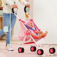 Baby Born - Golfový kočárek se síťkou - růžový