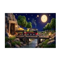 Woody – Elektrická lokomotiva s párou a vagónem
