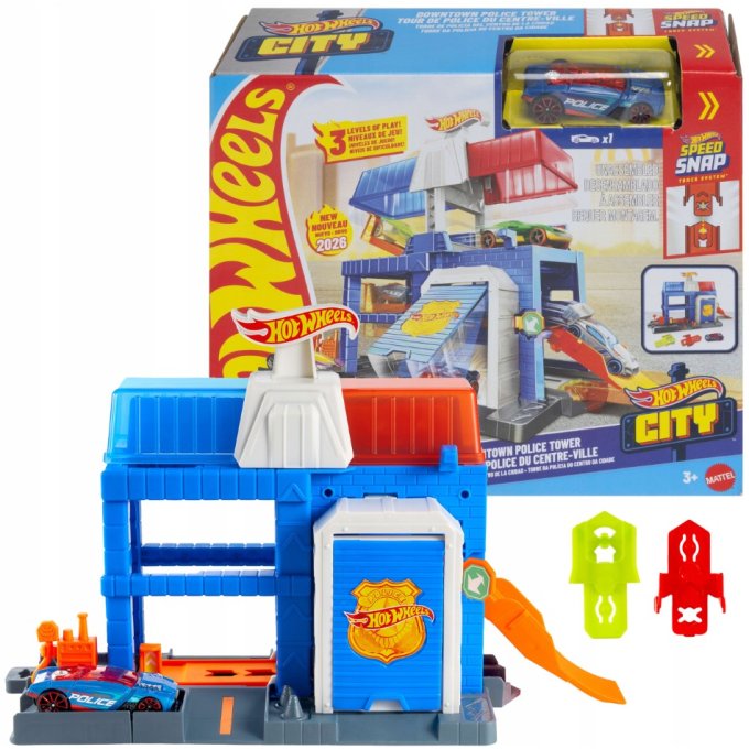 Hot Wheels – Dráha Downtown Police Tower