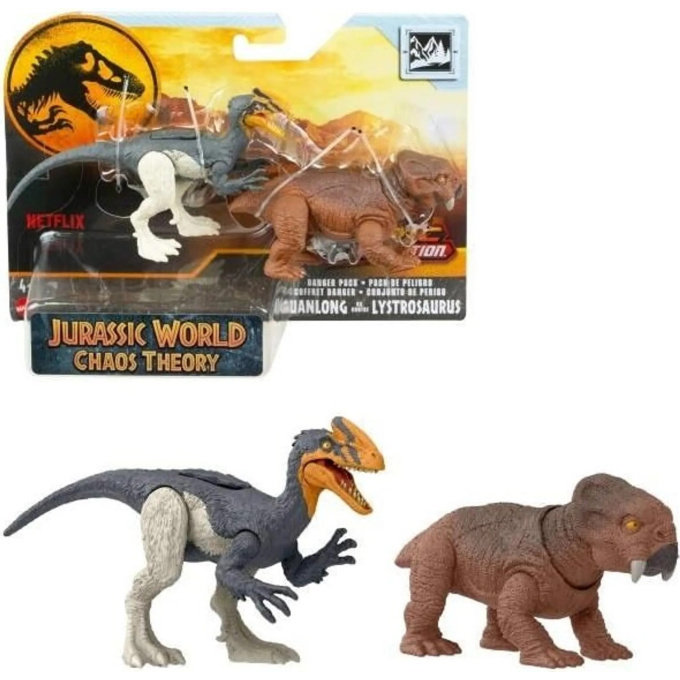 Jurassic World - Dinosaurus Guanlong & Lystrosaurus