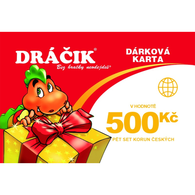 Dárková karta 500 Kč