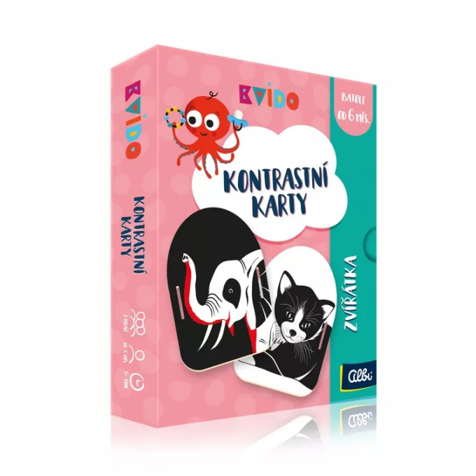 Kvído - Kontrastní karty