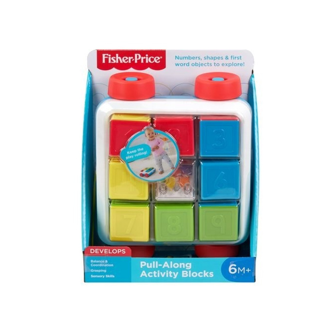 Fisher-Price - Vozík s kostkami