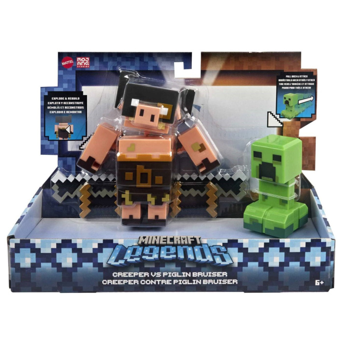 Minecraft – Creeper vs. Piglin Bruiser