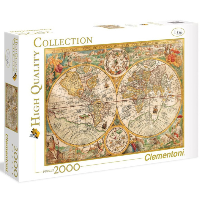 Puzzle 2000 - Historická mapa světa
