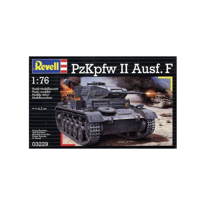 Revell - tank 03229 - PzKpfw II Ausf.F (1:76)