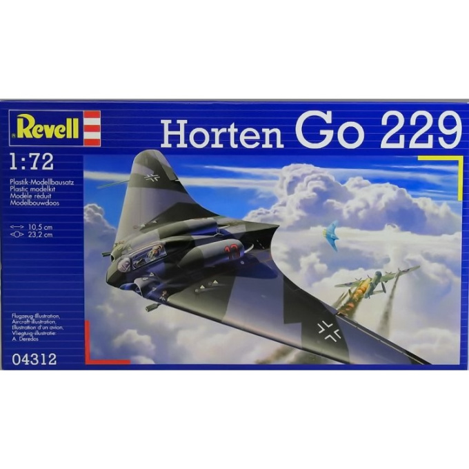Revell - Letadlo 04312 Horten Go-229 (1:72)