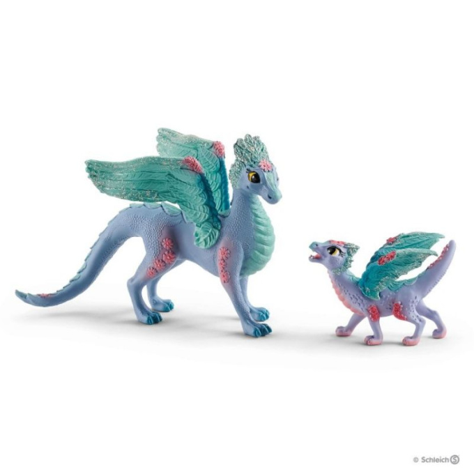 Schleich Bayala - Květinový drak s mládětem 70592