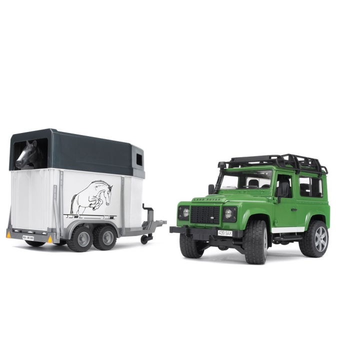 Bruder - Land Rover s přívěsem