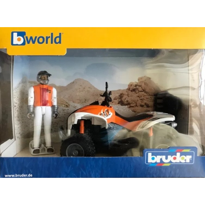 Bruder - Čtyřkolka s figurkou