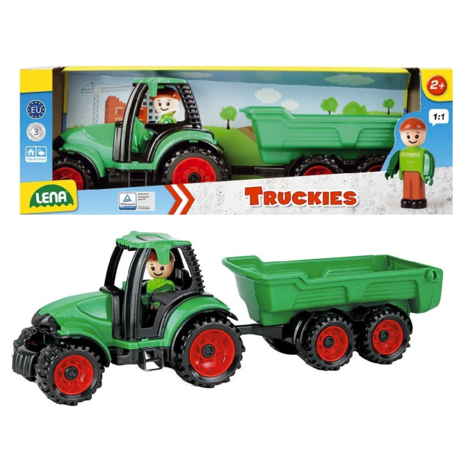 Traktor s vlečkou