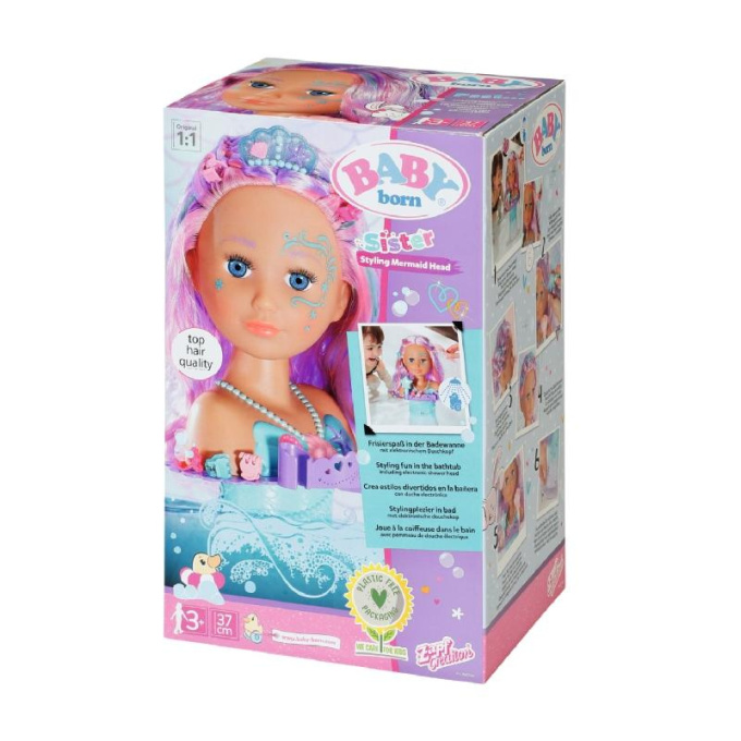 Baby Born Sister – Česací hlava Víla