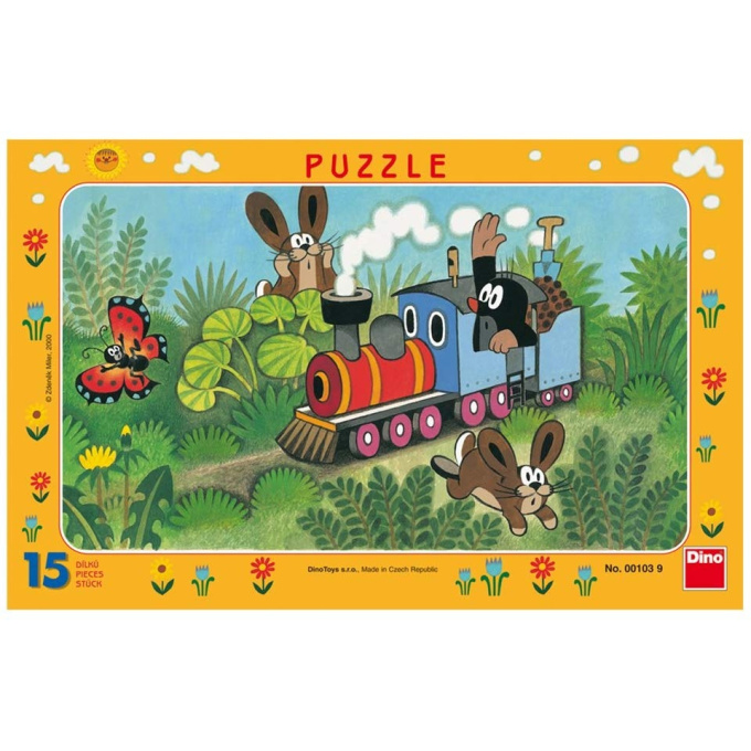 Puzzle 15 – Krtek a lokomotiva