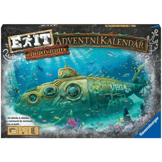 Adventní kalendář Exit – Potopená ponorka