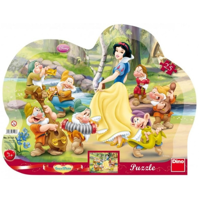 Puzzle 25 – Sněhurka a 7 trpaslíků