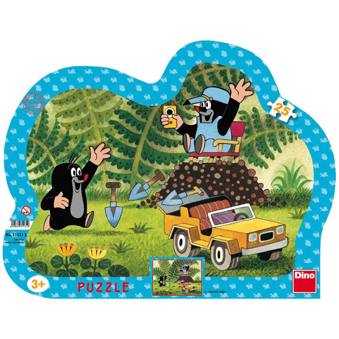 Puzzle 25 - Krtek s autem