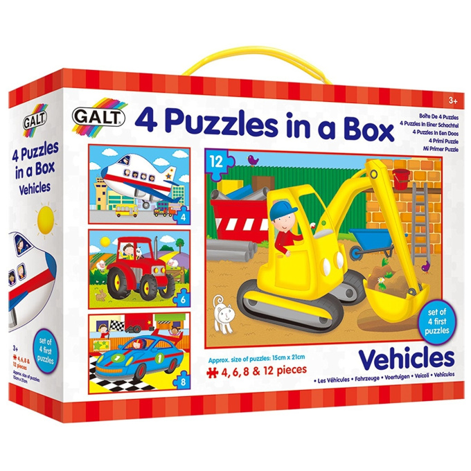 Puzzle 4v1 - Dopravní prostředky