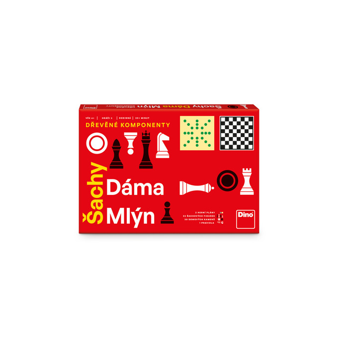 Hra – Šachy, dáma, mlýn