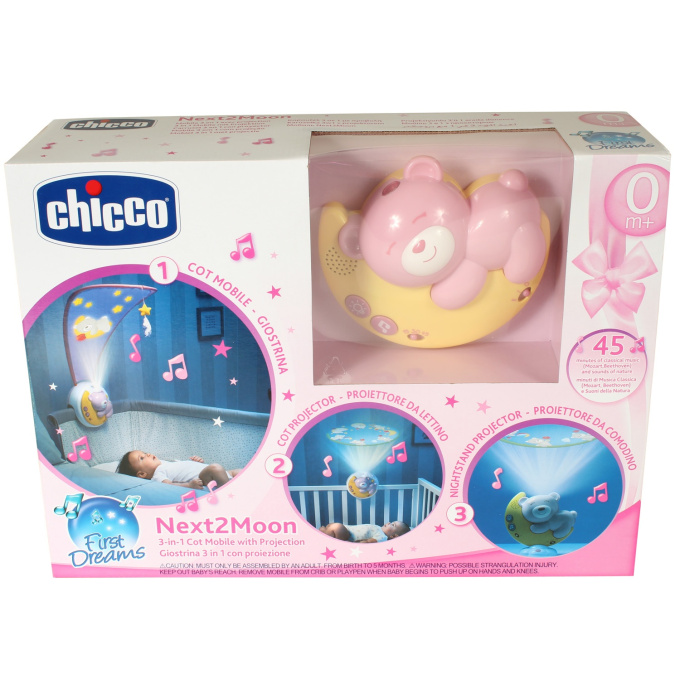 Chicco - Uspávací projektor - růžový