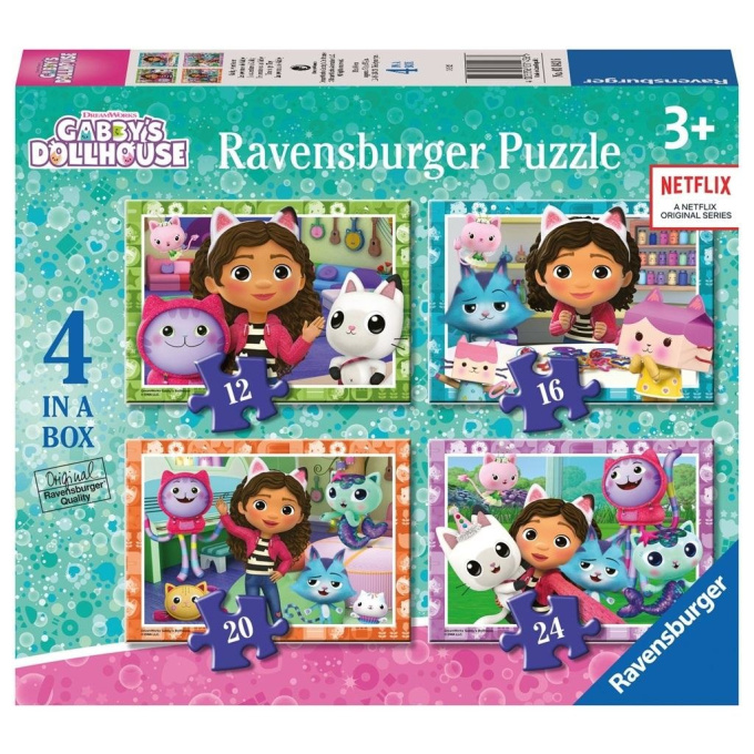 Puzzle 4v1- Gabby's Dollhouse