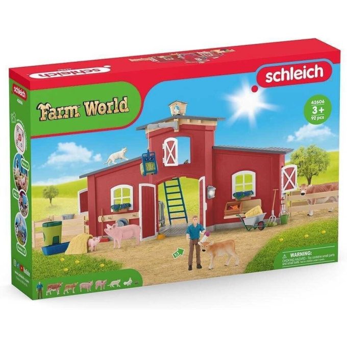 Schleich - Stodola se zvířaty 42606