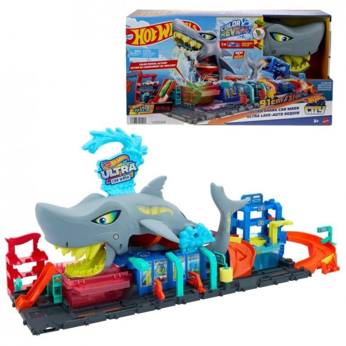 Hot Wheels – Autoumývárna se žralokem