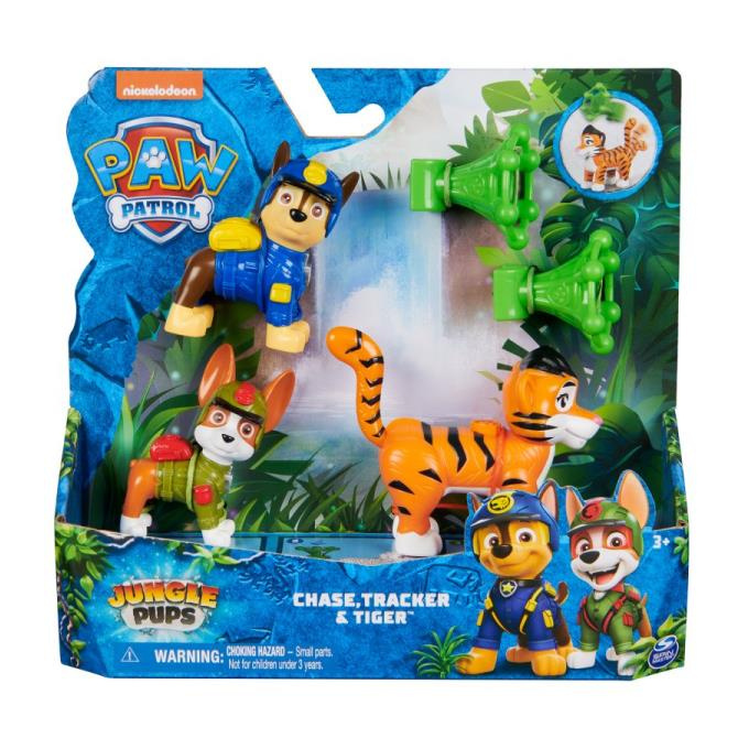 Paw Patrol – Chase, Tracker a tygr