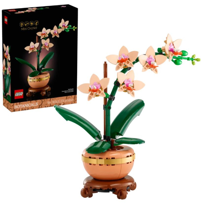 10343 Lego Botanicals – Miniaturní orchidej