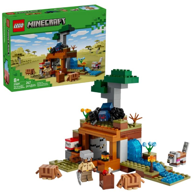 21269 Lego Minecraft – Výprava do dolu a pásovec