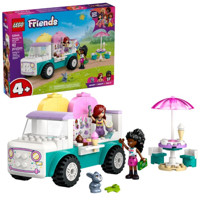 42644 Lego Friends – Zmrzlinářské auto v městečku Heartlake