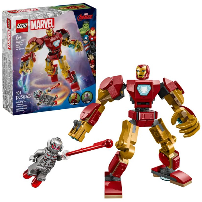 76307 Lego Marvel – Iron Man v robotickém obleku vs. Ultron