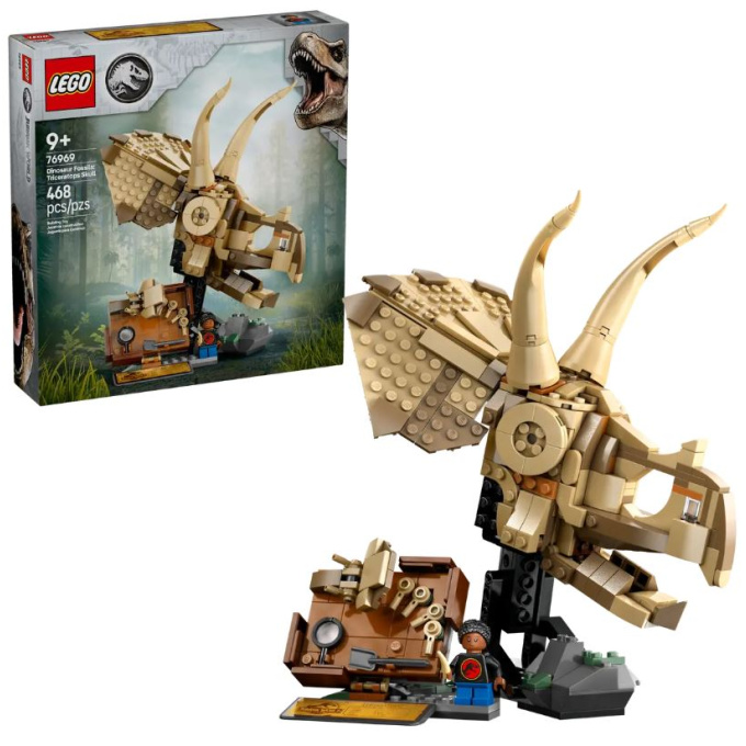 76969 Lego Jurassic World – Dinosauří fosilie: Lebka triceratopsa