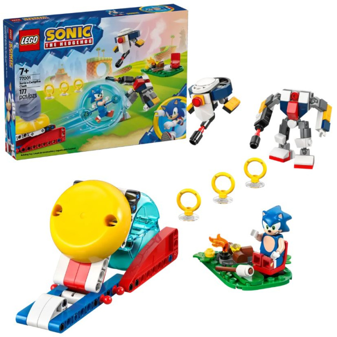 77001 Lego Sonic The Hedgehog – Sonic a souboj u táboráku