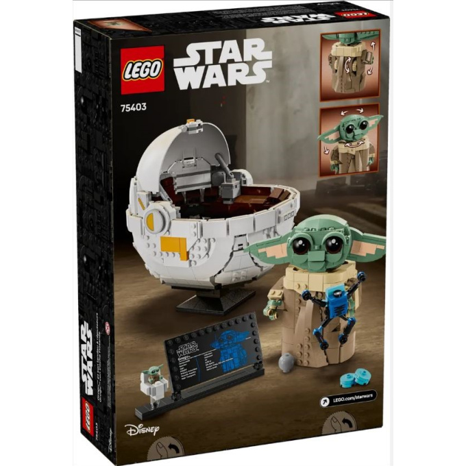 75403 Lego Star Wars – Grogu™ ve vznášejícím se kočárku
